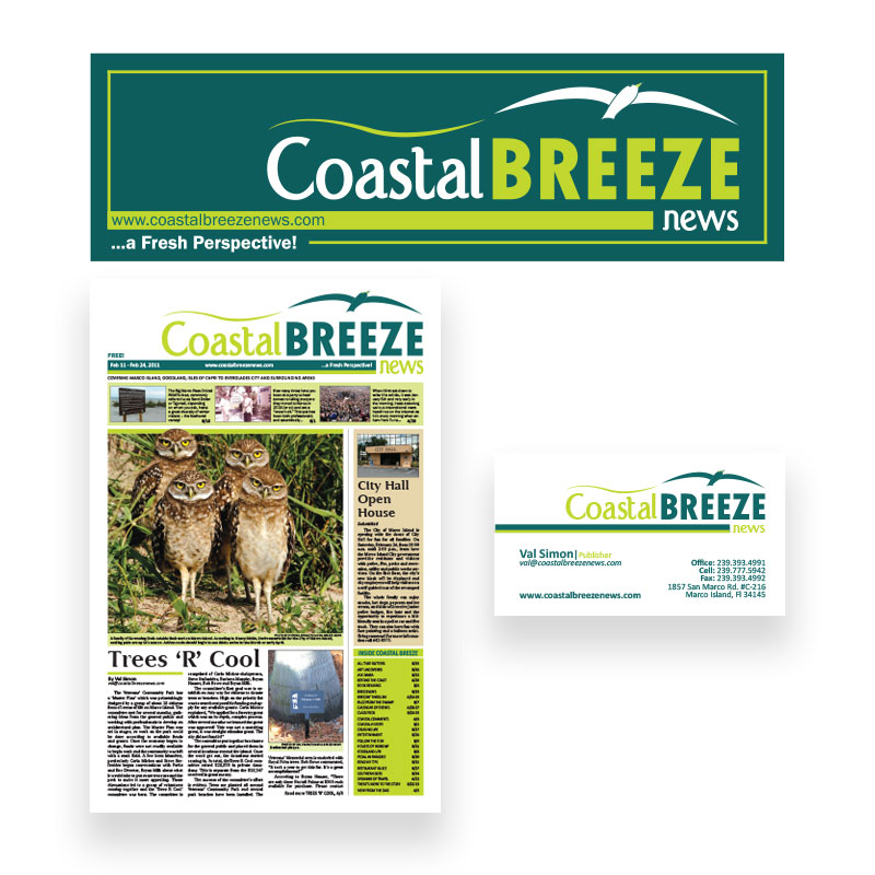 Coastal Breeze News Branding